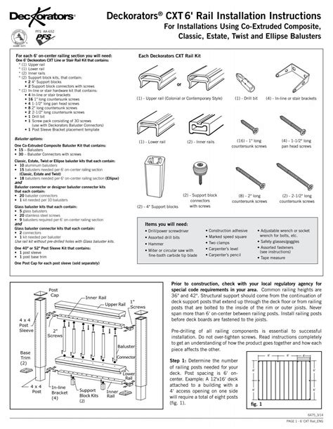 deckorators installation instructions